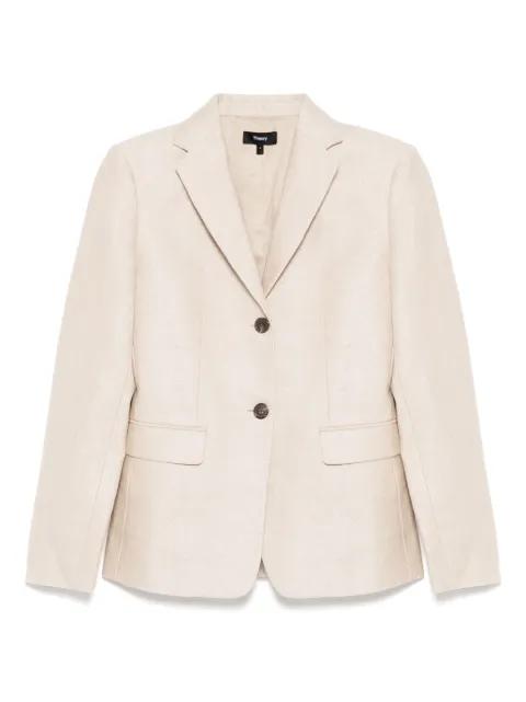 linen blazer by THEORY