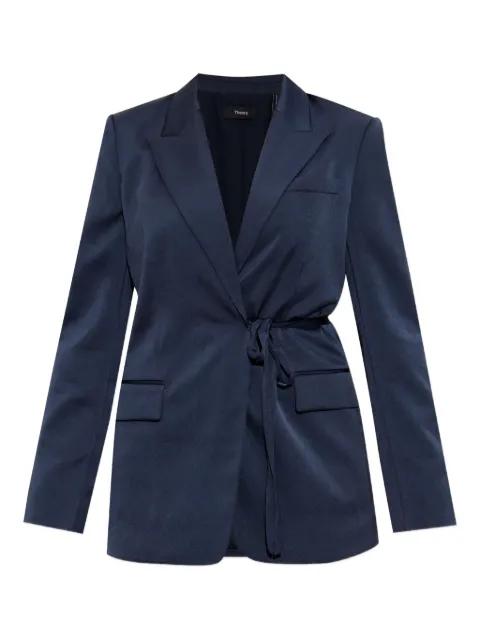 notched-lapels blazer by THEORY