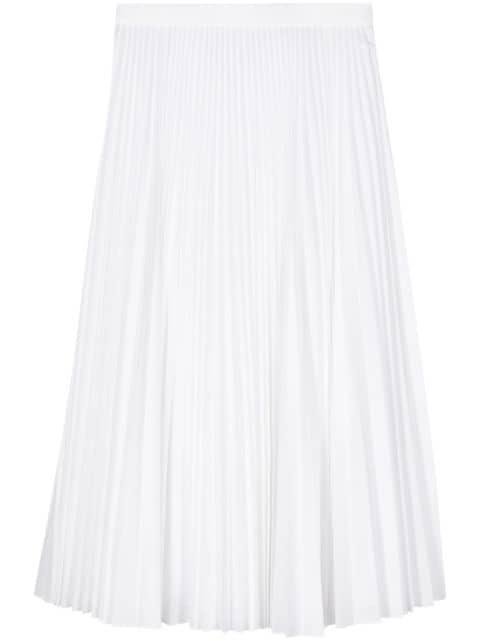 pleated midi skirt by THEORY