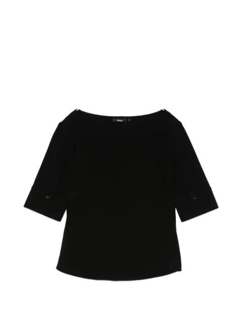 short-sleeve blouse by THEORY