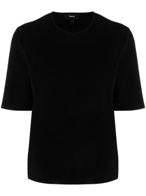 short-sleeve jersey T-shirt by THEORY