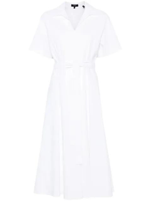 short-sleeve midi dress by THEORY