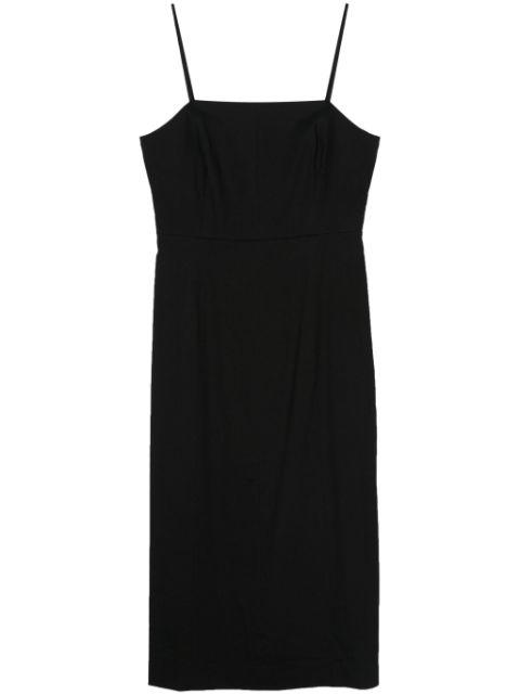 sleeveless A-line midi dress by THEORY