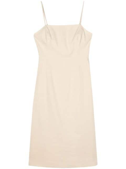 sleeveless A-line midi dress by THEORY