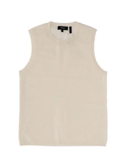 sleeveless knitted top by THEORY