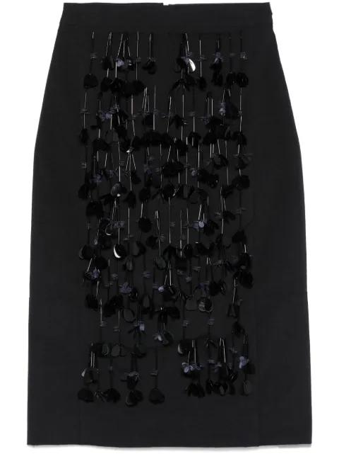 tapered high-waisted trousers by THEORY