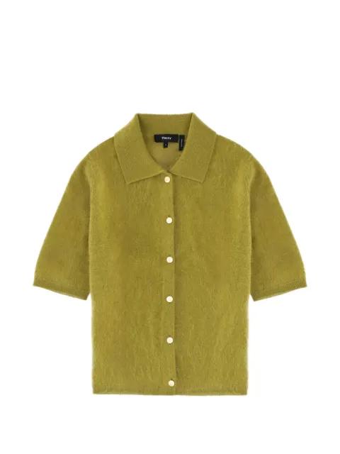 textured knitted top by THEORY
