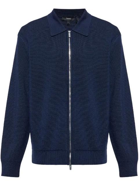 zip-up cardigan by THEORY