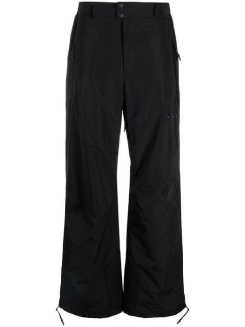 mid-rise zip-up flared ski trousers by THERE WAS ONE