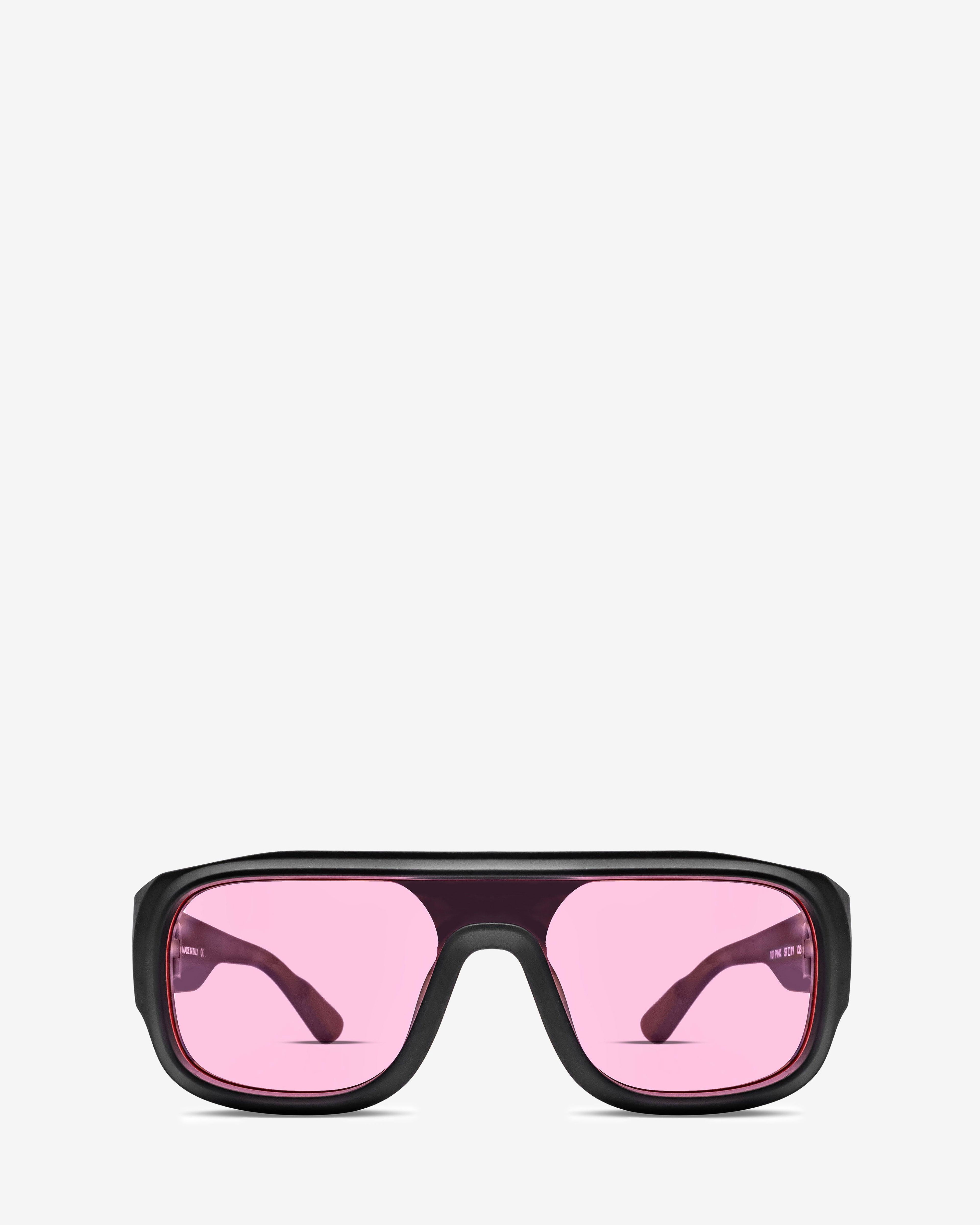 AriZona x Thierry Lasry - 57mm Shield Sunglasses - (Black/Pink) by THIERRY LASRY