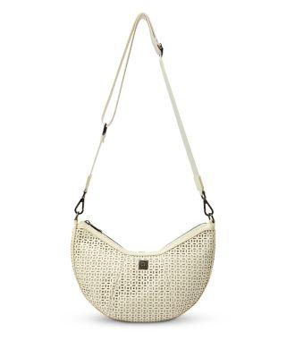 Posh Cut Out Leather Shoulder Bag by THINK ROYLN