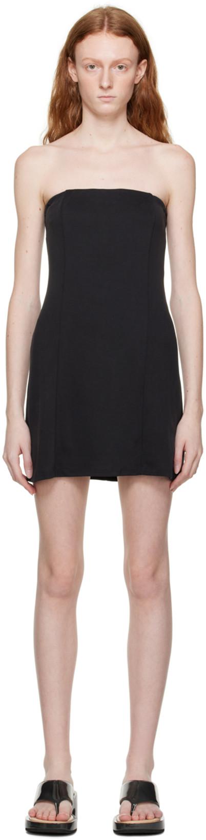 Black Form Minidress by THIRD FORM