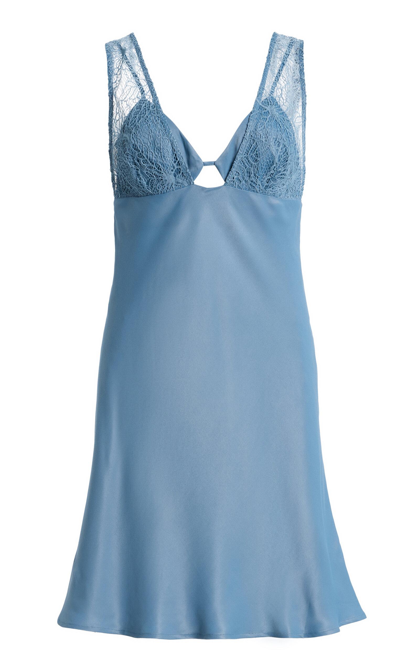 Third Form Exclusive Inhale Layered Satin Mini Dress - Moda Operandi by THIRD FORM