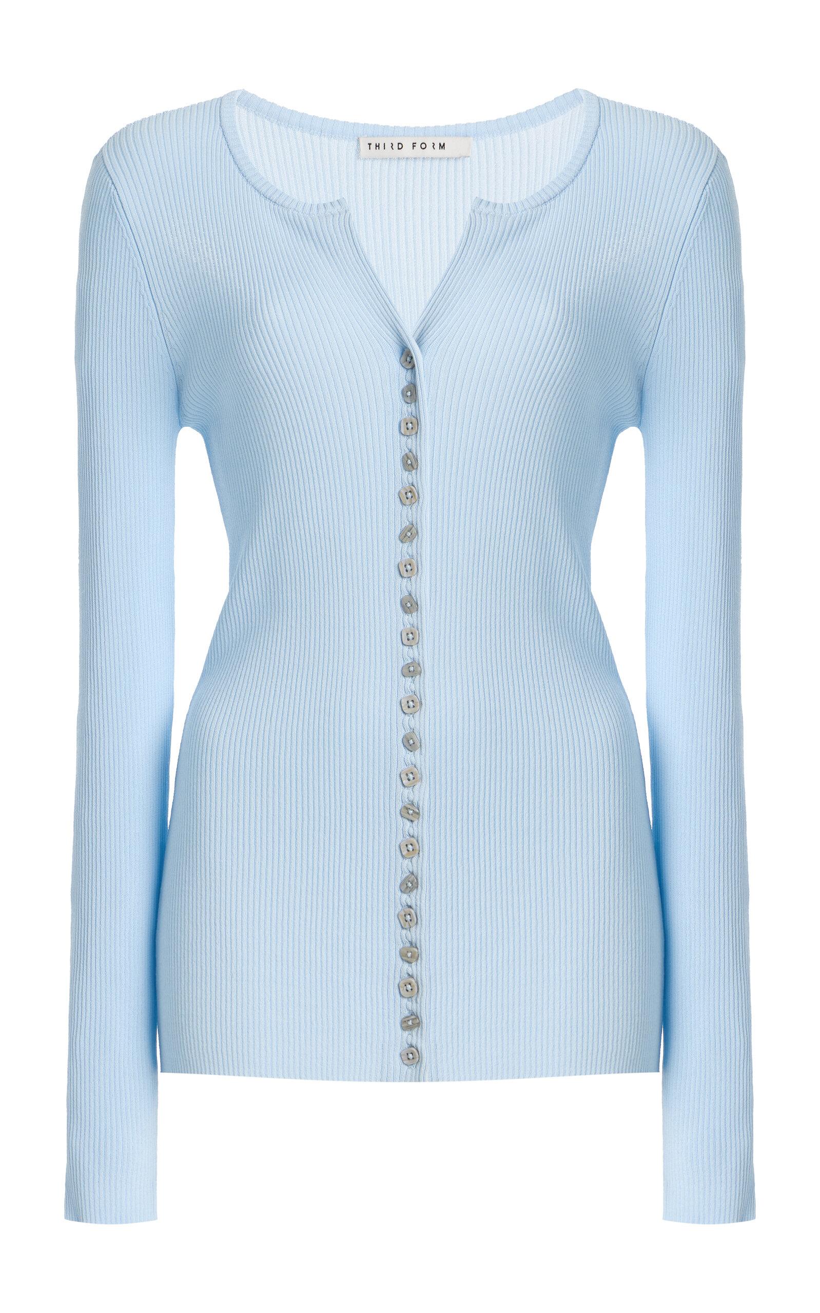 Third Form Exclusive Moonlit Ribbed-Knit Cardigan - Moda Operandi by THIRD FORM