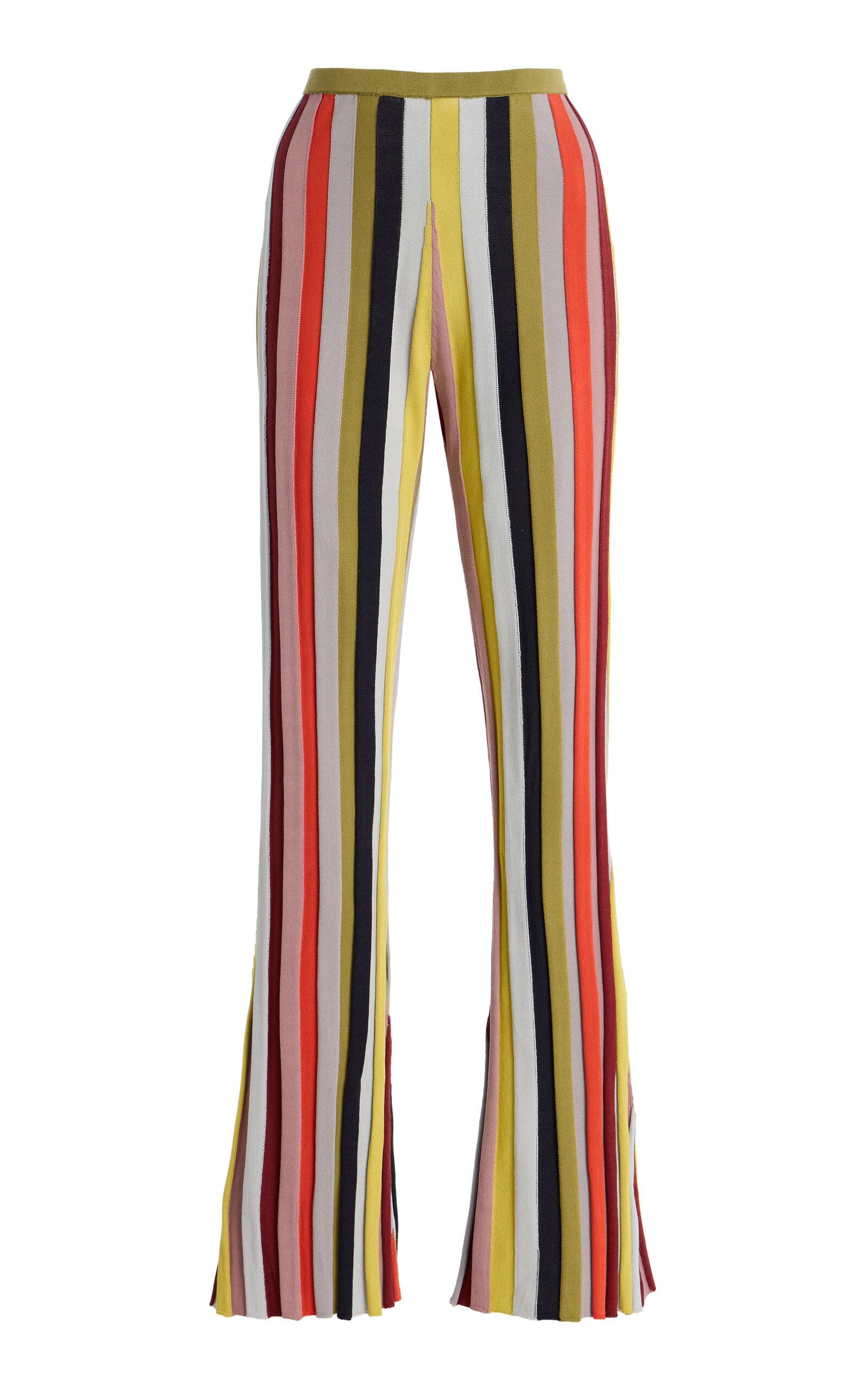 Third Form Exclusive Rythym Striped Knit Pants - Moda Operandi by THIRD FORM