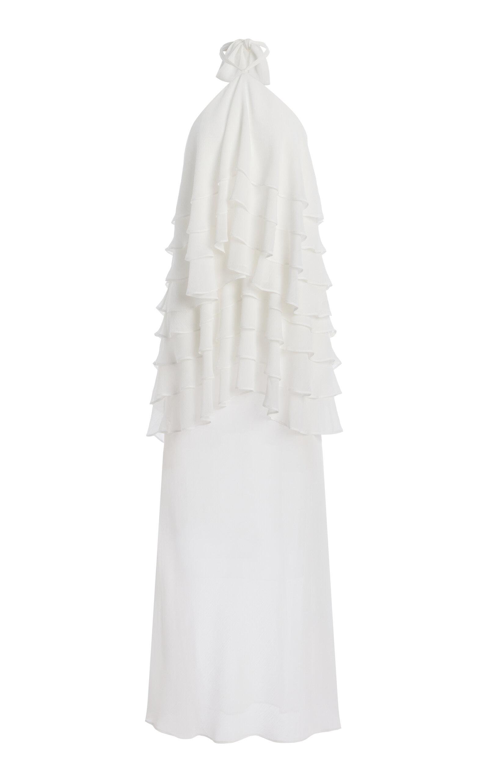 Third Form Gaia Tiered Chiffon Maxi Dress - Moda Operandi by THIRD FORM