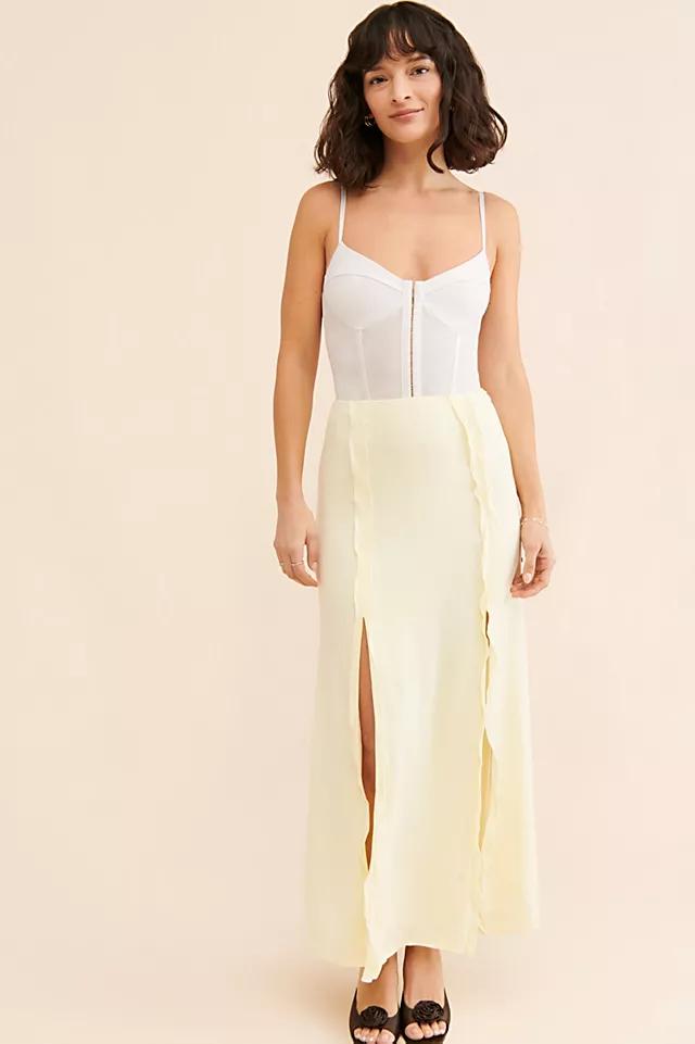 Third Form Stroke Frill Maxi Skirt by THIRD FORM
