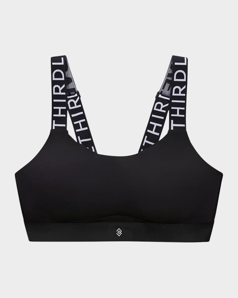 Kinetic Logo-Print Sports Bra by THIRDLOVE
