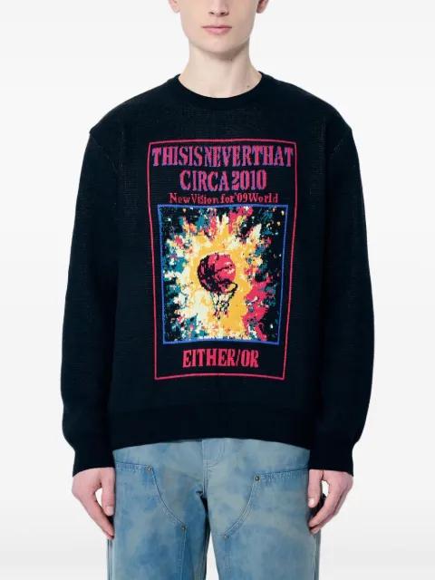 Basketball Hoop sweater by THISISNEVERTHAT