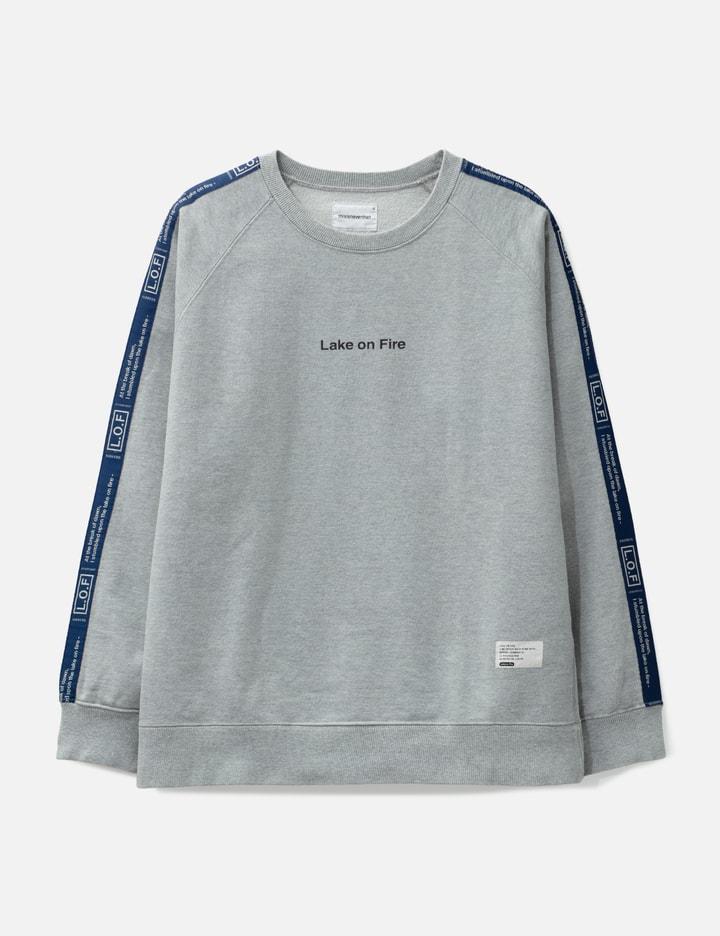 "Lake On Fire"weatshirt by THISISNEVERTHAT