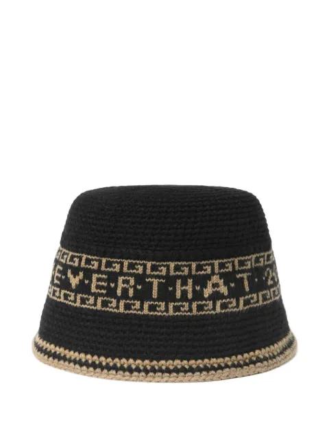 crochet band bucket hat by THISISNEVERTHAT