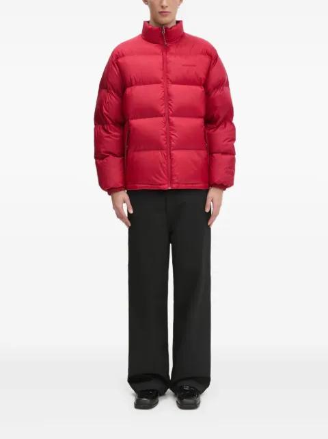 logo-print padded jacket by THISISNEVERTHAT