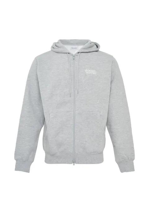 logo zip-up hoodie by THISISNEVERTHAT