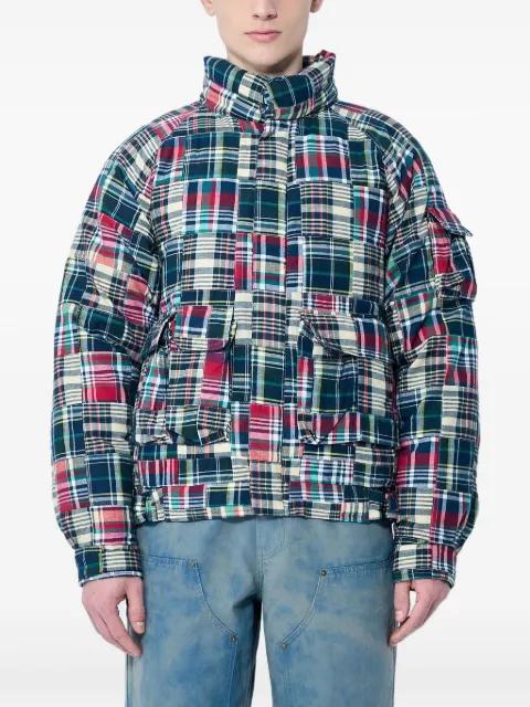 patchwork-design jacket by THISISNEVERTHAT