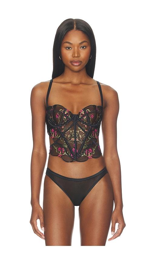 Thistle and Spire Love Bustier Top in Black by THISTLE&SPIRE