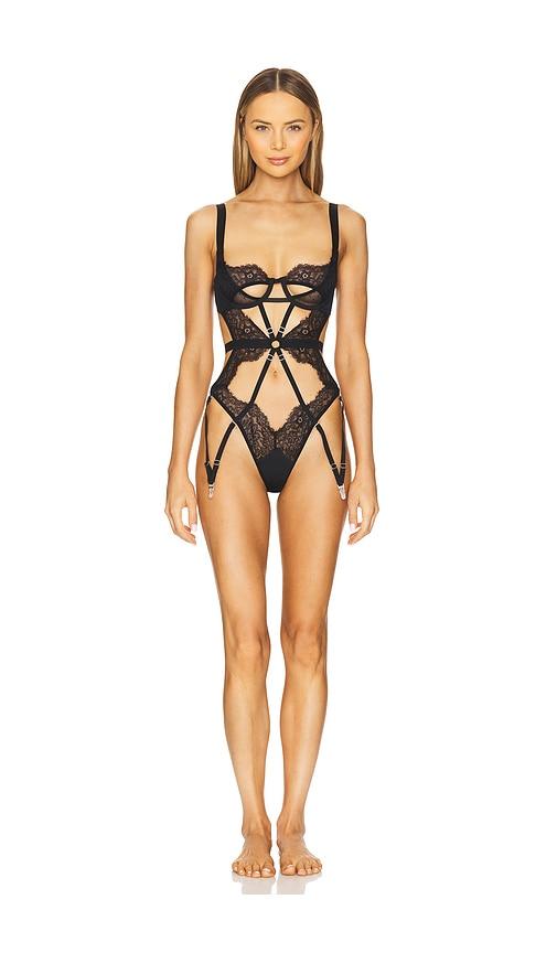 Thistle and Spire Minna Playsuit in Black by THISTLE&SPIRE
