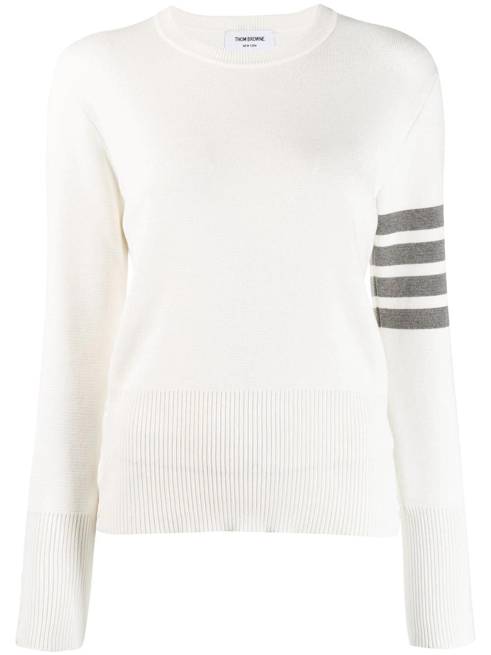4-Bar Milano stitch jumper by THOM BROWNE