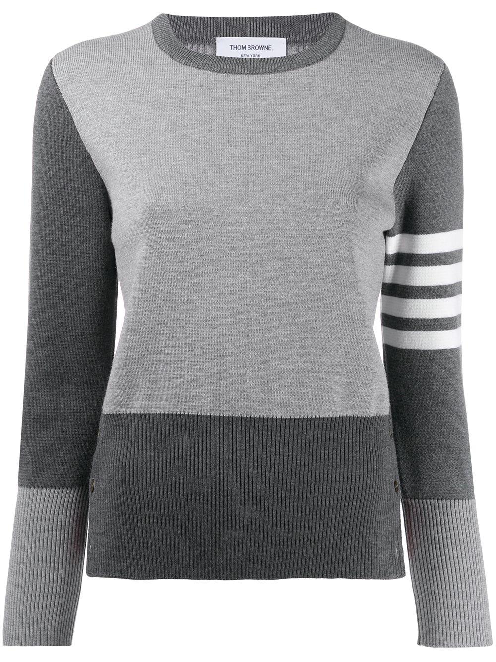 4-Bar Milano stitch jumper by THOM BROWNE