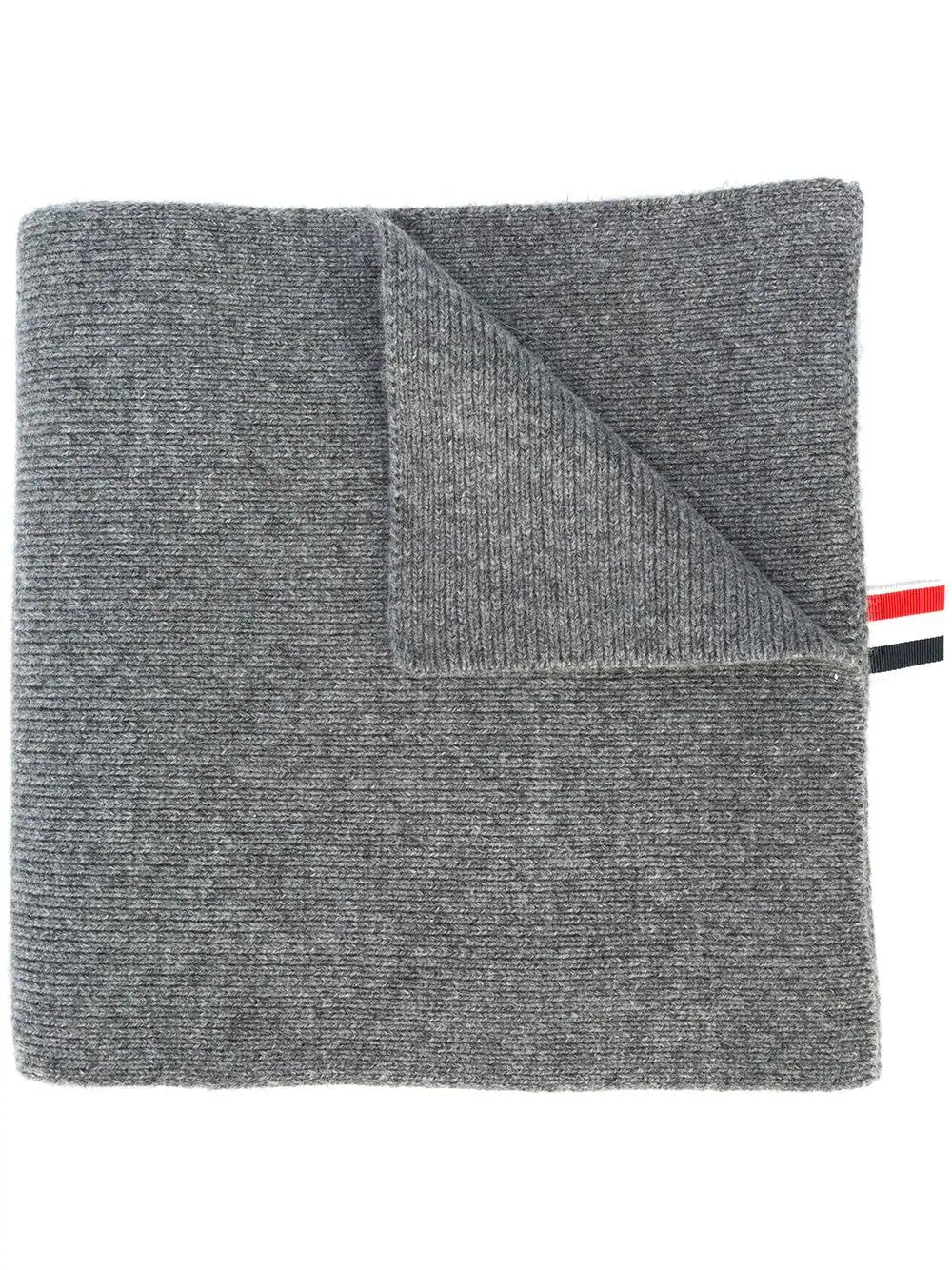 4-Bar Stripe cashmere scarf by THOM BROWNE