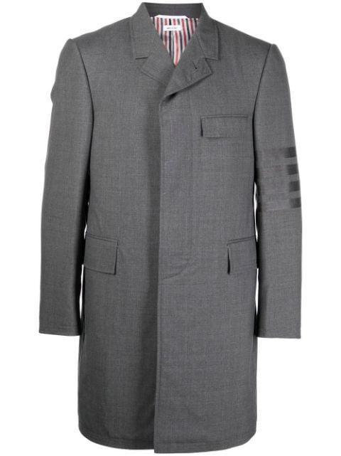 4-Bar Stripe elongated blazer by THOM BROWNE