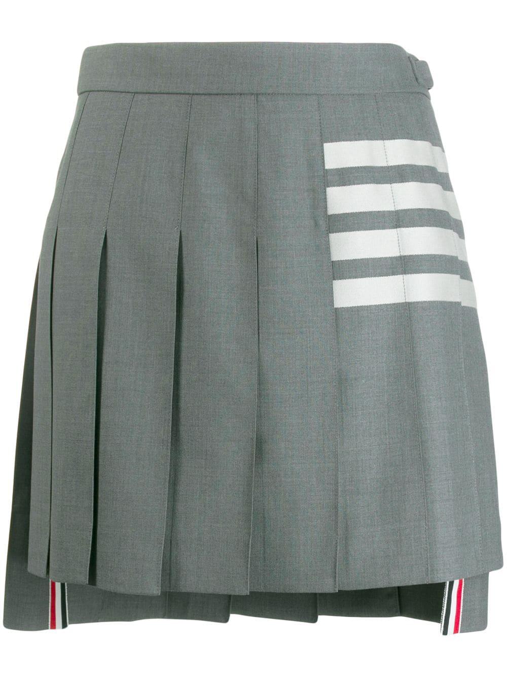 4-Bar Stripe mini skirt by THOM BROWNE