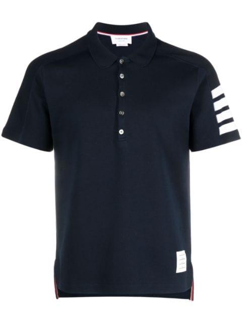 4-Bar Stripe polo shirt by THOM BROWNE