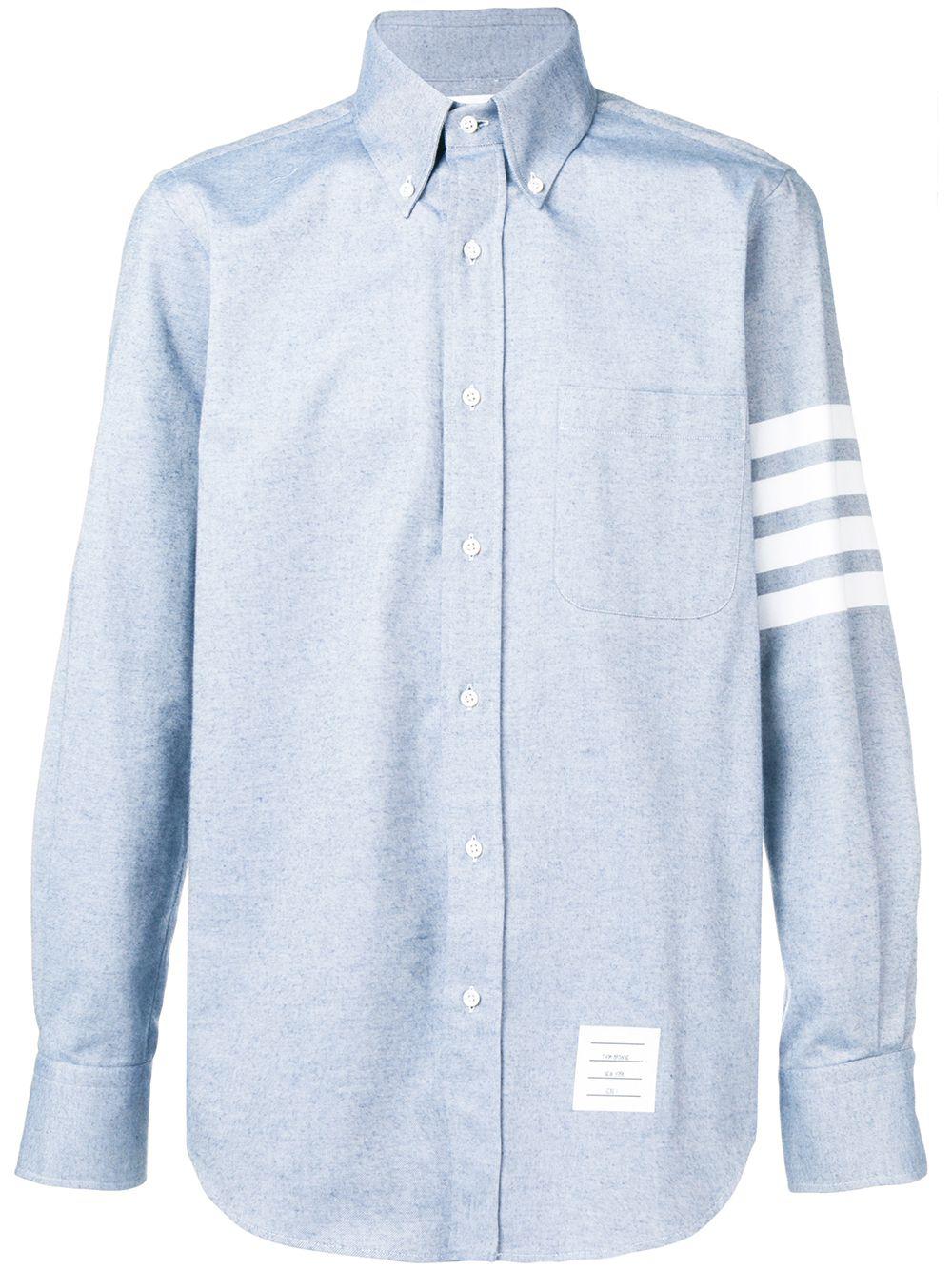 4-Bar button-down shirt by THOM BROWNE