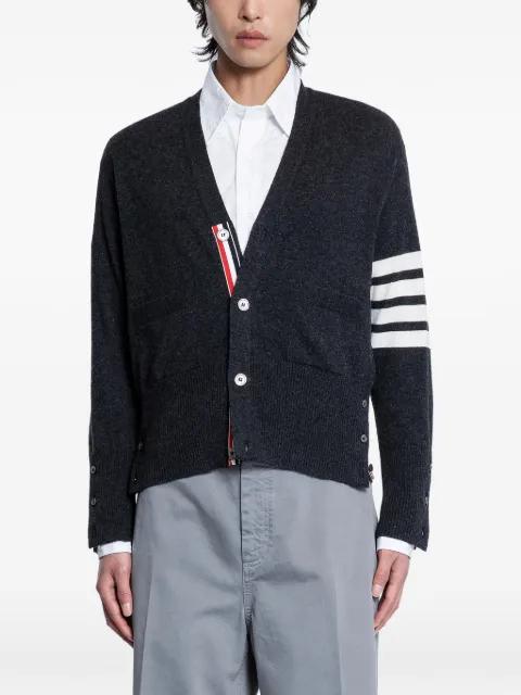 4-Bar cashmere cardigan by THOM BROWNE