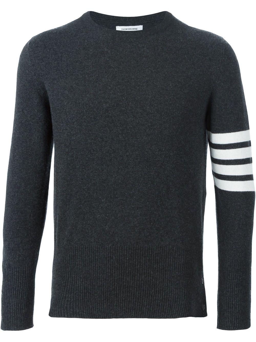 4-Bar cashmere jumper by THOM BROWNE