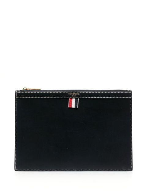 4-Bar clutch bag by THOM BROWNE