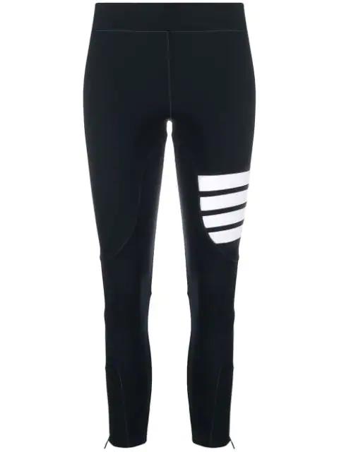 4-Bar compression leggings by THOM BROWNE