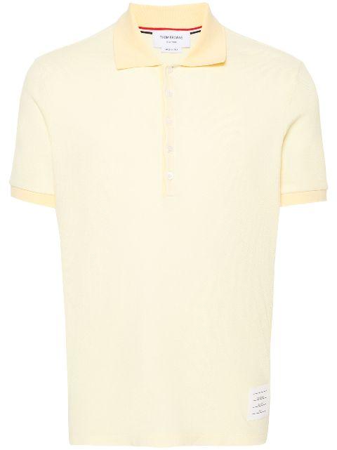 4-Bar cotton polo shirt by THOM BROWNE