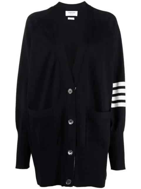 4-Bar knitted cardigan by THOM BROWNE