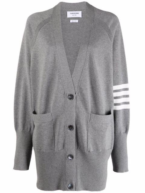 4-Bar knitted cardigan by THOM BROWNE