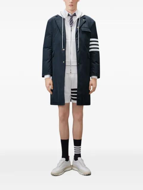 4-Bar loopback shorts by THOM BROWNE