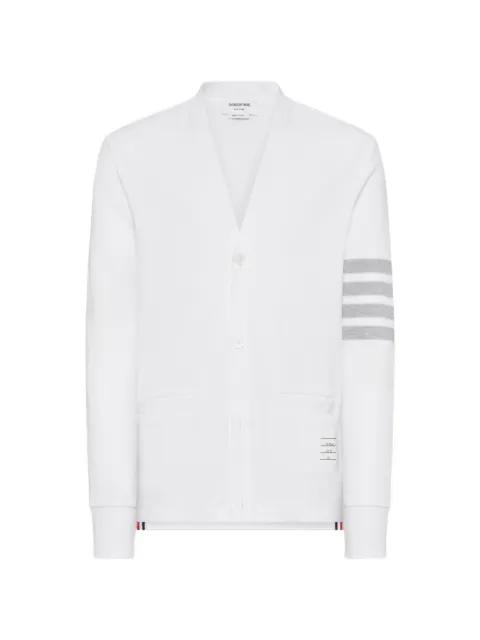 4-Bar piqué cardigan by THOM BROWNE