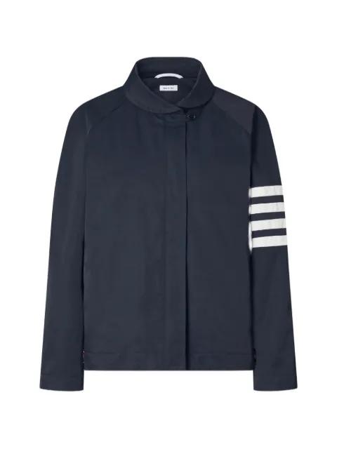 4-Bar raglan-sleeve jacket by THOM BROWNE
