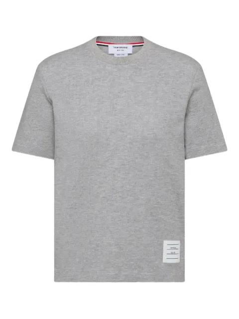 4-Bar stripe T-shirt by THOM BROWNE