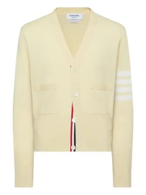 4-Bar stripe cardigan by THOM BROWNE