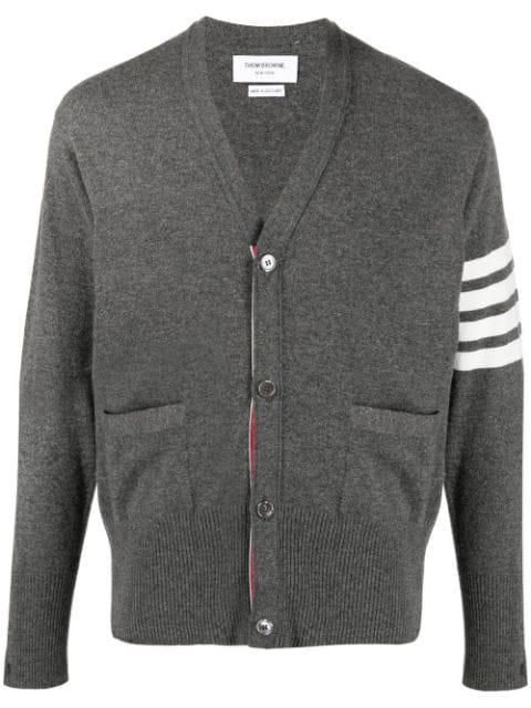 4-Bar stripe cardigan by THOM BROWNE